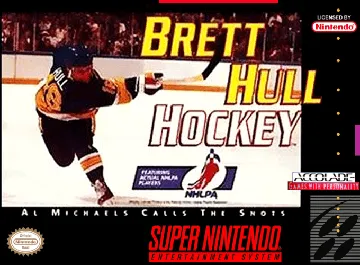 Brett Hull Hockey (USA) box cover front